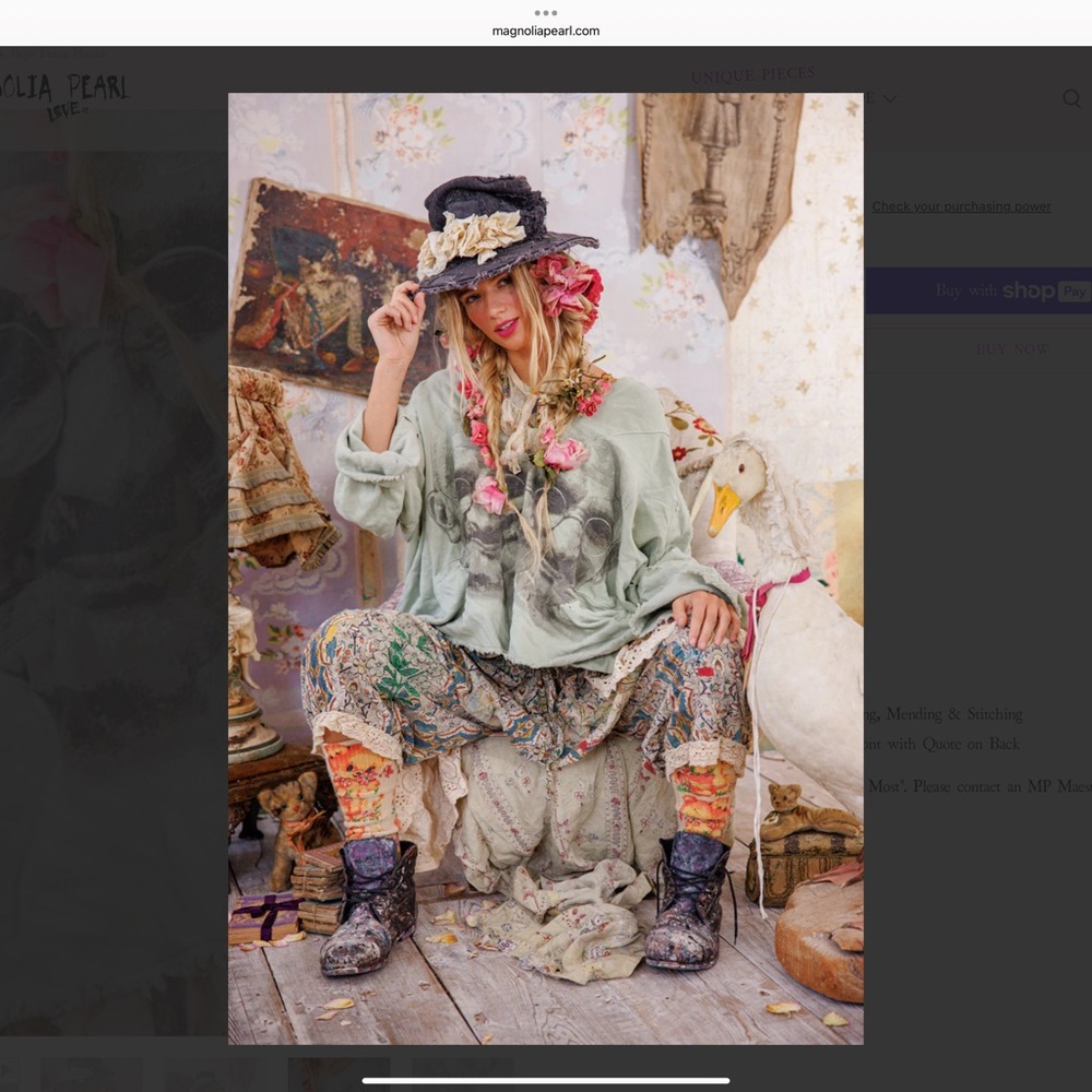 Magnolia Pearl Bapu Fritza Gandhi Hoodie - Picture 3 of 7